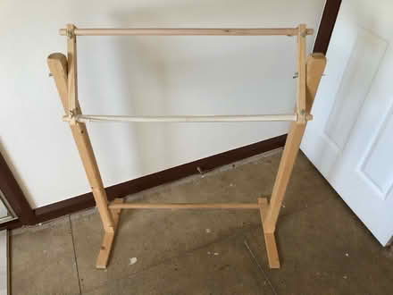 Photo of free Embroidery scroll frame and floor stand (Cheadle Hulme SK8) #2