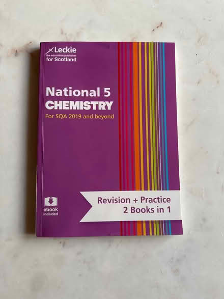 Photo of free Nat 5 Chemistry revision book (Comely Bank EH4) #1
