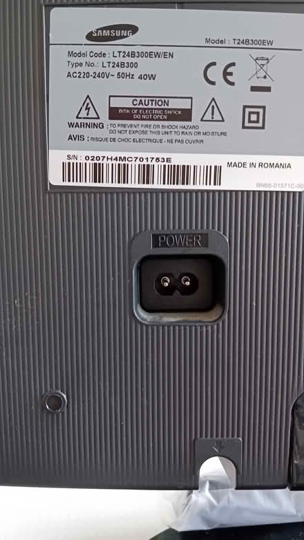 Photo of free samsung 24 inch monitor, faulty (Wellsway BS31) #1