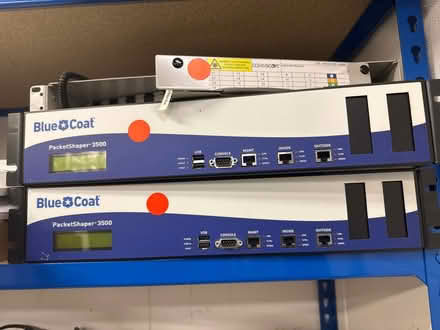 Photo of free 2 x Bluecoat Packet Shapers (EC1A) #1