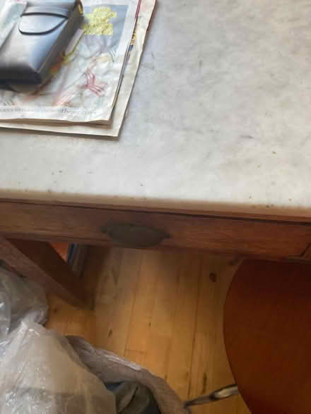 Photo of free Marble top desk (Kensington W14) #1