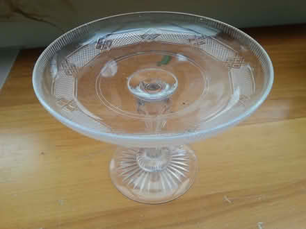 Photo of free Cut glass pedestal dish 7" dia. (Bawdrip TA7) #1