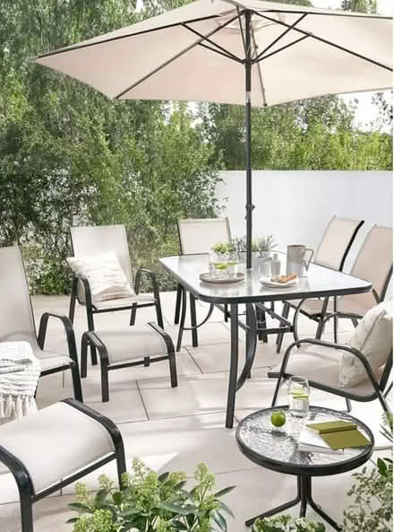 Photo of free 6 seater garden set (Sutton Road Maidstone) #1