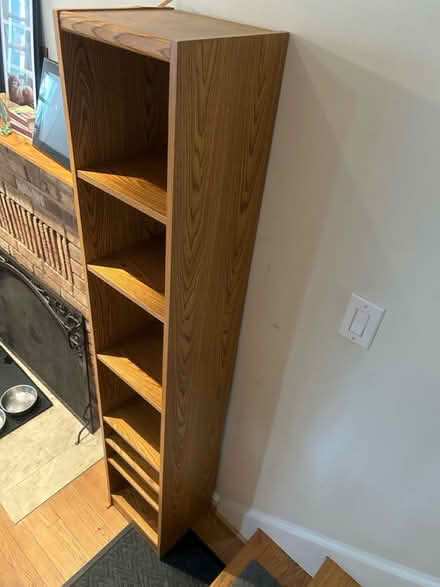 Photo of free Tall skinny bookcase with 6 shelves (Clarendon) #2