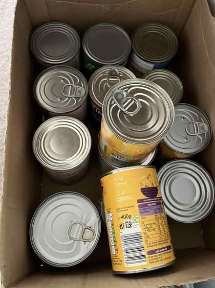 Photo of free Box of canned food (Aberdeen City Centre.) #1