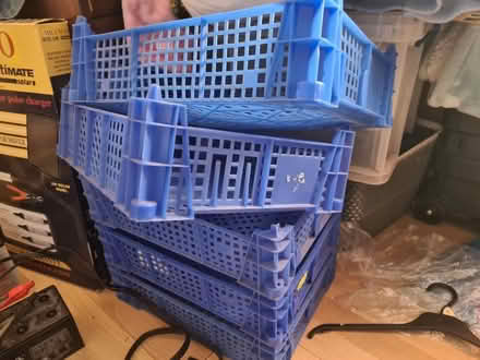 Photo of free Stackable blue trays (Peopleton WR10) #1