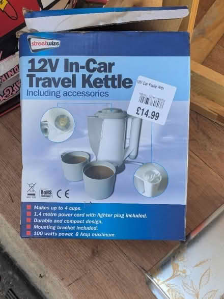 Photo of free Car travel kettle (Earlham NR4) #1
