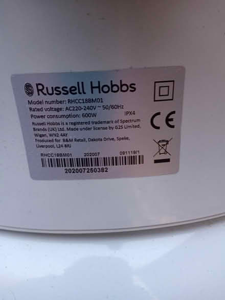 Photo of free Carpet cleaner (SS0 Westcliff) #2