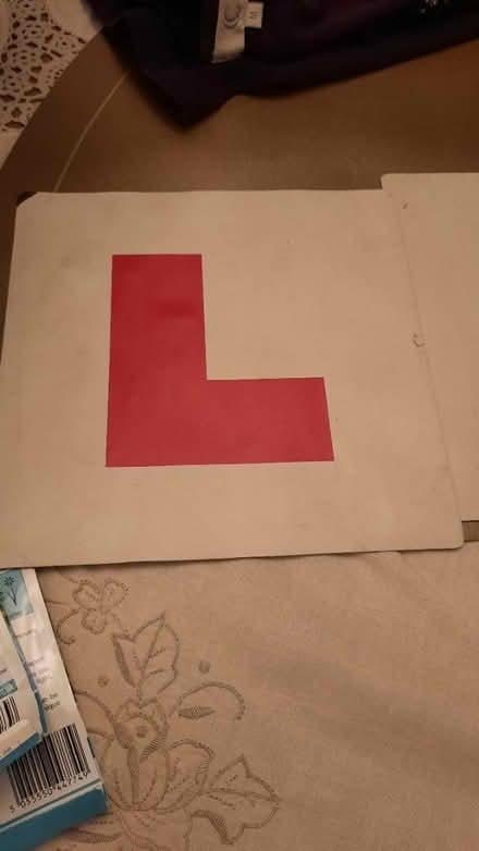 Photo of free 2 Learner plates (Rose Hill OX4) #1