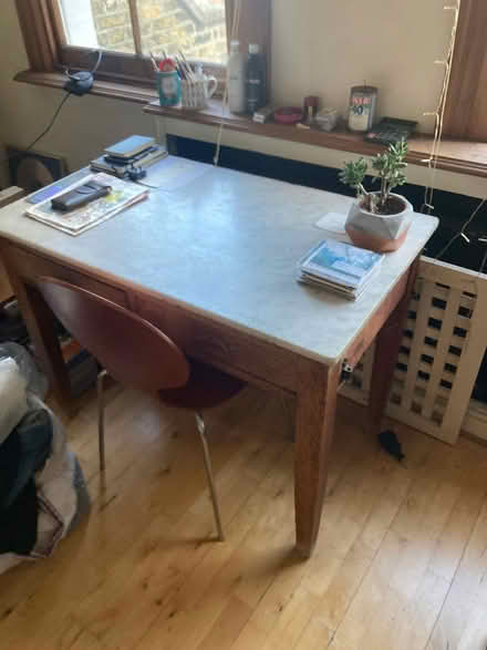 Photo of free Marble top desk (Kensington W14) #3