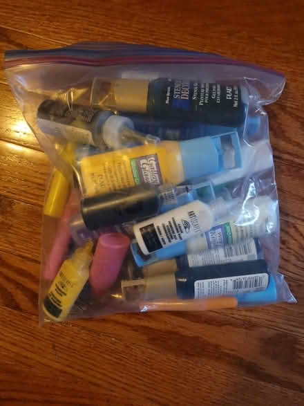 Photo of free Bag of stained glass paint (Montclair) #1