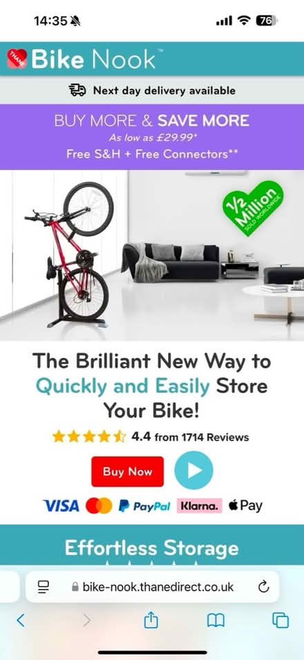 Photo of free Bike nook / stand (Weybridge, KT13) #2