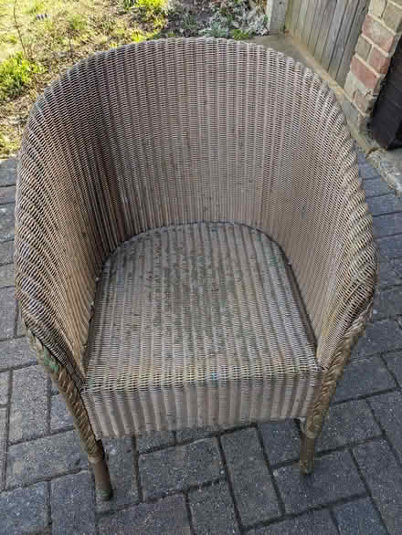 Photo of free Lloyd loom wicker chair (Martin's Heron RG12) #2