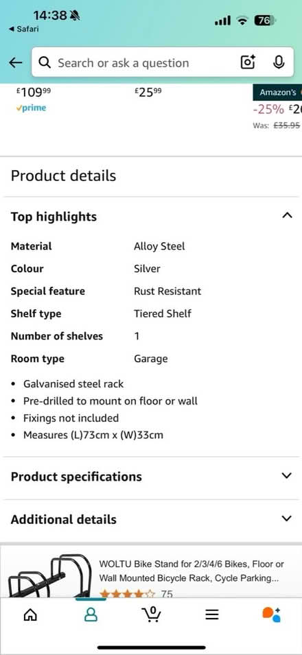 Photo of free Mottez bike stand for 3 bikes (Weybridge, KT13) #3