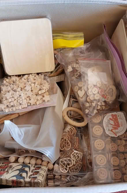 Photo of free Bag of wooden craft items (Clontarf) #1