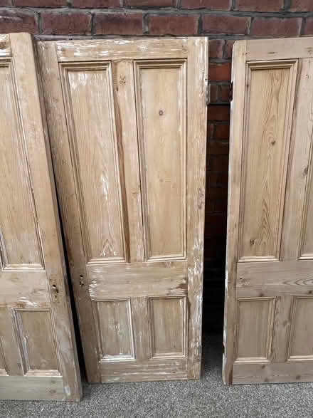 Photo of free 4 old possibly Victorian pine doors (Southport PR8) #4