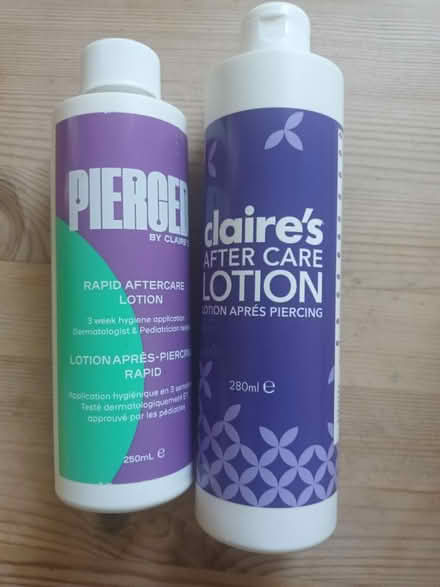 Photo of free 2 bottles piercing lotion (Carlton) #1