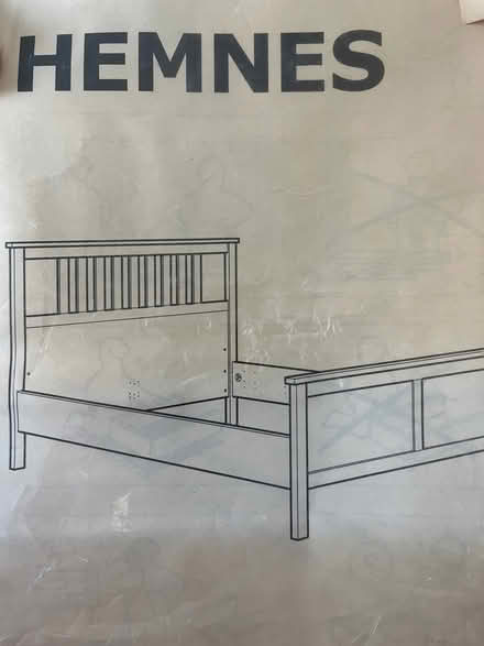 Photo of free IKEA white super king size bed base (Steyning BN44) #4