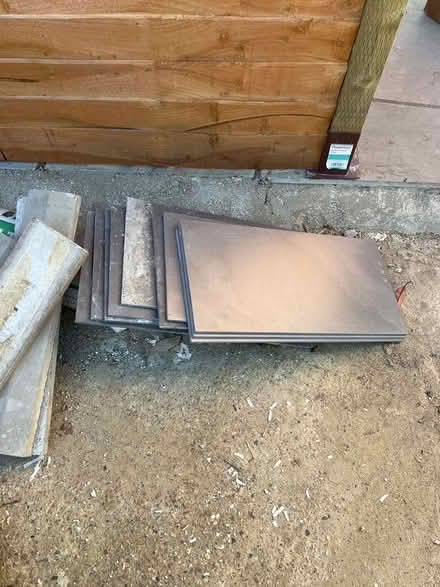 Photo of free 30cm x 60cm grey porcelain tiles (KT19) #1