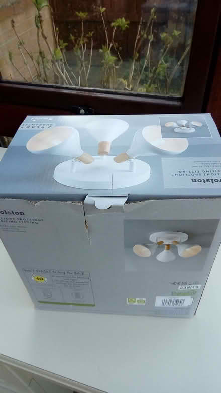 Photo of free Triple ceiling light fittingl (Pickering YO18) #1