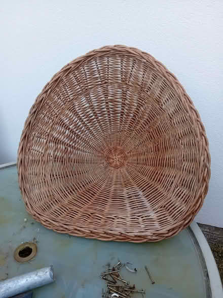 Photo of free Wicker basket chair (Warsash SO31) #1