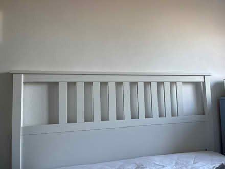 Photo of free IKEA white super king size bed base (Steyning BN44) #2