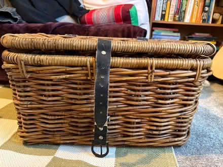 Photo of free rattan storage box (pollokshaws) #1