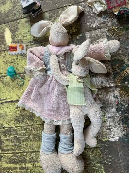 Photo of free Big cuddly toy mum and baby rabbit (SE19) #1