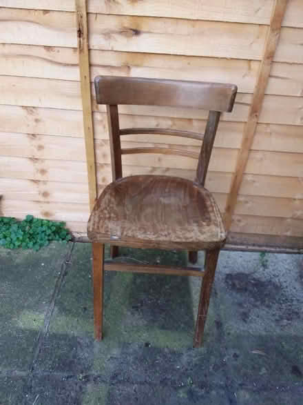 Photo of free Wooden chair (Fords Farm RG31) #1