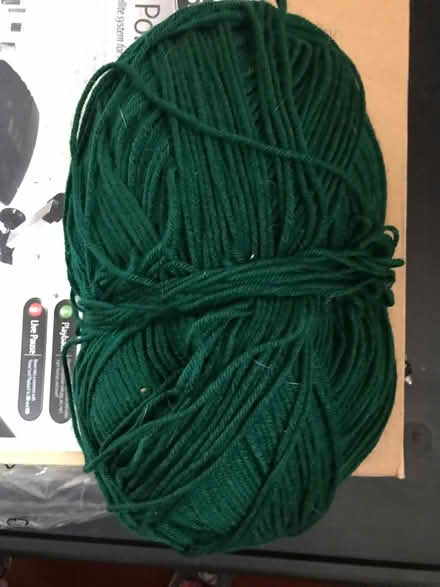 Photo of free Large ball of green wool (CB25 9ae) #1