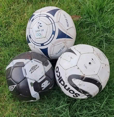 Photo of free 3 footballs (Whittington SY11) #1