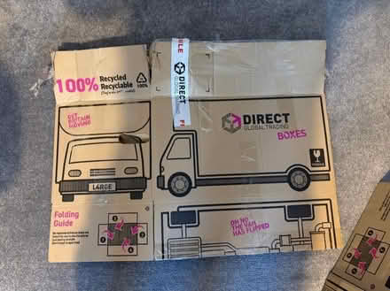 Photo of free large moving boxes (pollokshaws) #1