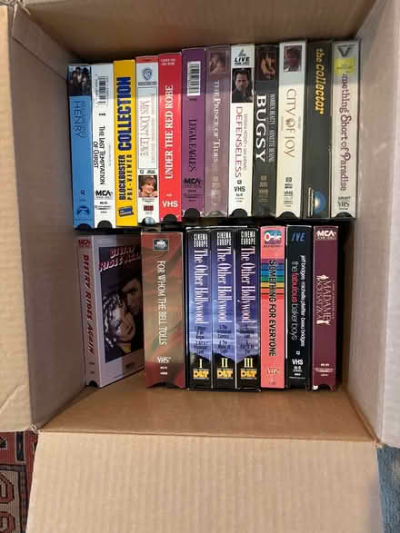 Photo of free VHS Movies (AU Park, DC) #2