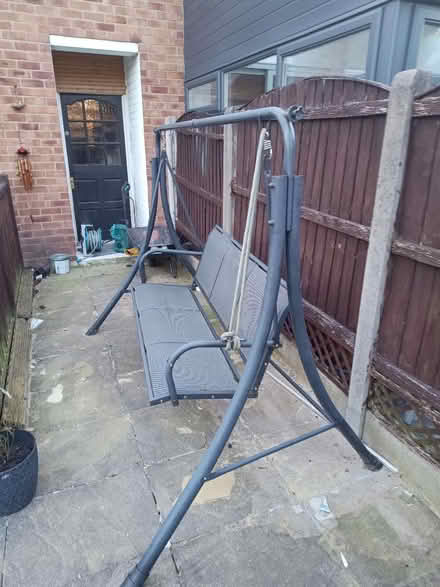 Photo of free Metal garden bench swing (M23 Baguley) #1