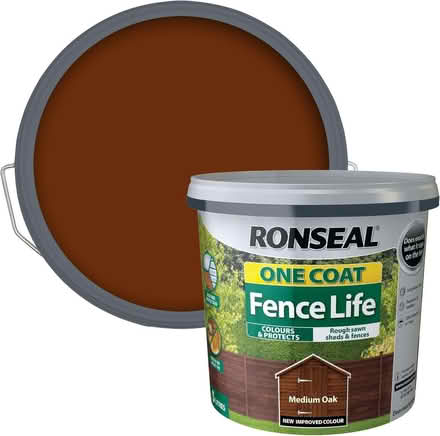 Photo of free Ronseal Medium Oak Fence Paint (Bracknell Forest RG12) #1