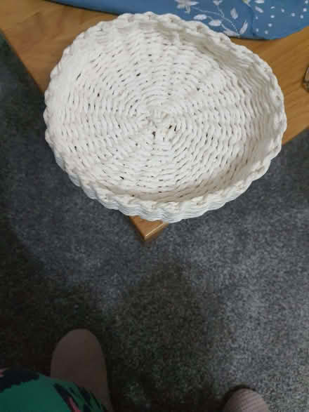 Photo of free white small basket (Heysham LA3) #1