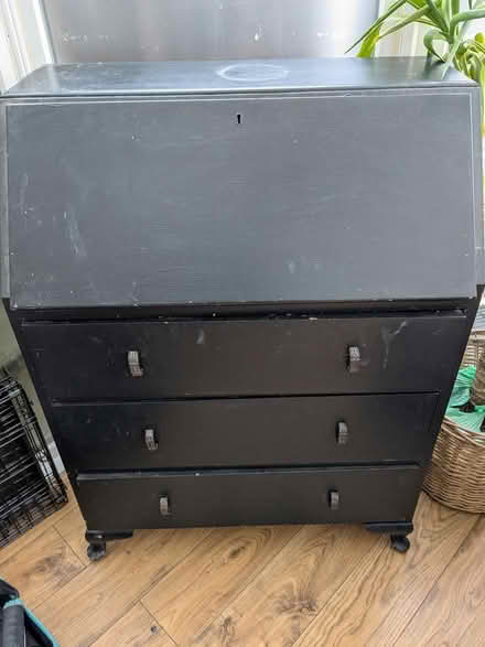 Photo of free Old wooden bureau drawers up cycle (Barnsley s75) #2