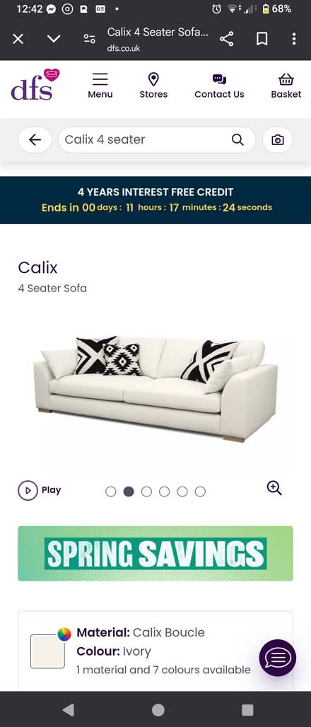 Photo of free 4 seater sofa (GU14) #4