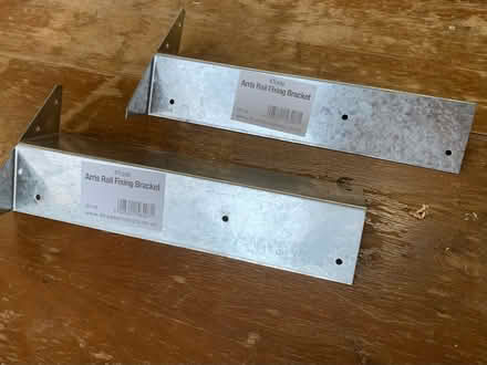 Photo of free 2x Arris fence rail repair brackets (Sutton SM3) #1