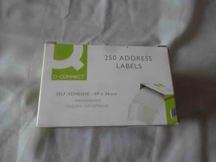 Photo of free Sticky address labels (Greenford UB6 8PF) #1