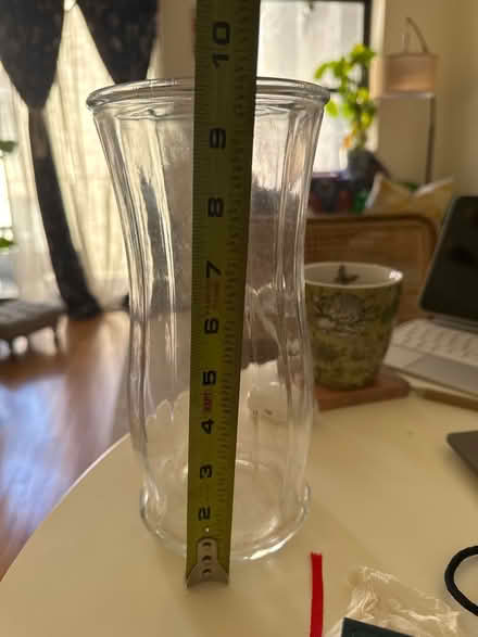 Photo of free Clear Glass vase (Lower East Side) #3