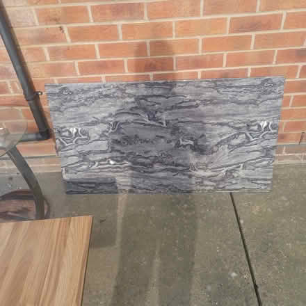 Photo of free Grey marble table (Bulwell) #1