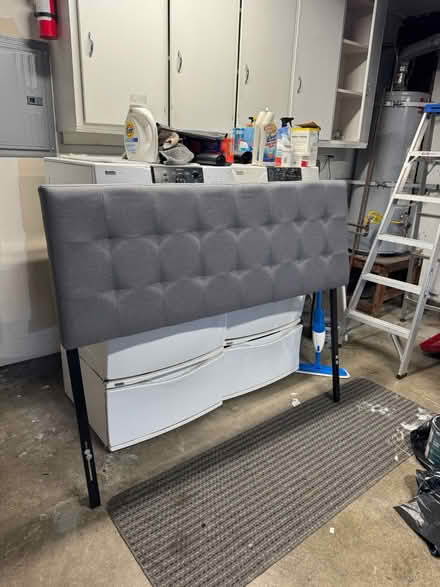 Photo of free Queen Headboard & Metal Frame (East Petaluma) #1