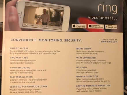 Photo of free Ring Doorbell (harrow HA1) #2