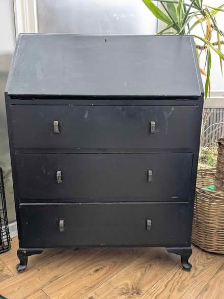 Photo of free Old wooden bureau drawers up cycle (Barnsley s75) #1