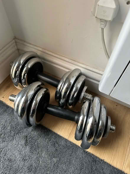 Photo of free Dumbbells 2x10kg (Loughton IG10) #1