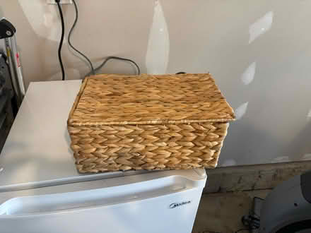 Photo of free Wicker basket (Old Town Herndon) #1