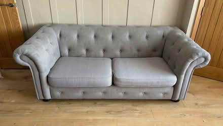 Photo of free DFS grey sofa and chair (Middleton LS10) #4
