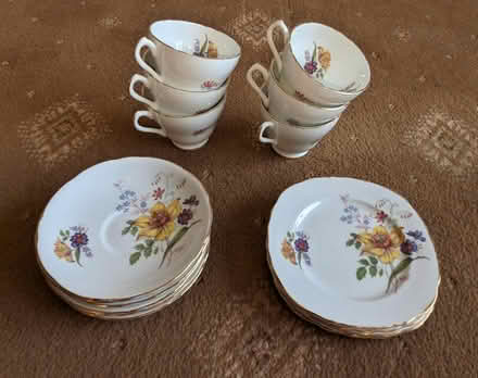 Photo of free Dorchester bone china 6x tea set (Malvern Link Top WR14) #1