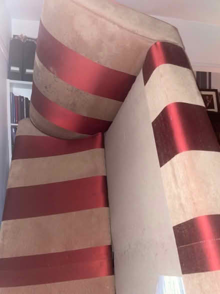 Photo of free Regale sofa red and beige (Norbury) #2